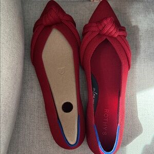 Rothy's Women's Red Knot Flats